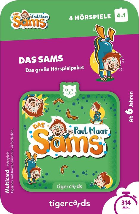 Produktbild Tigermedia multicard - Das Sams - Das grosse Hörspielpaket