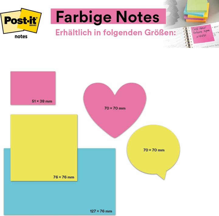 Actual product image Post-it Haftnotzien (76 x 76 mm)
