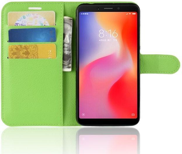 Produktbild MU Classic Litchi Leder Bookcover Series (Xiaomi Redmi 6)