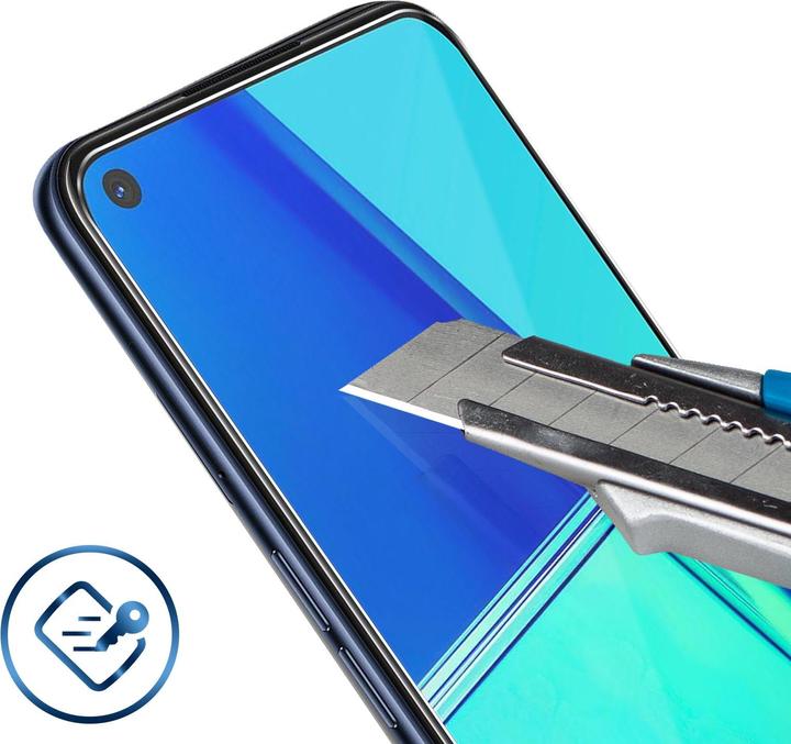Actual product image Avizar Crystal clear film, glass screen protector (1 Piece, Oppo A72)