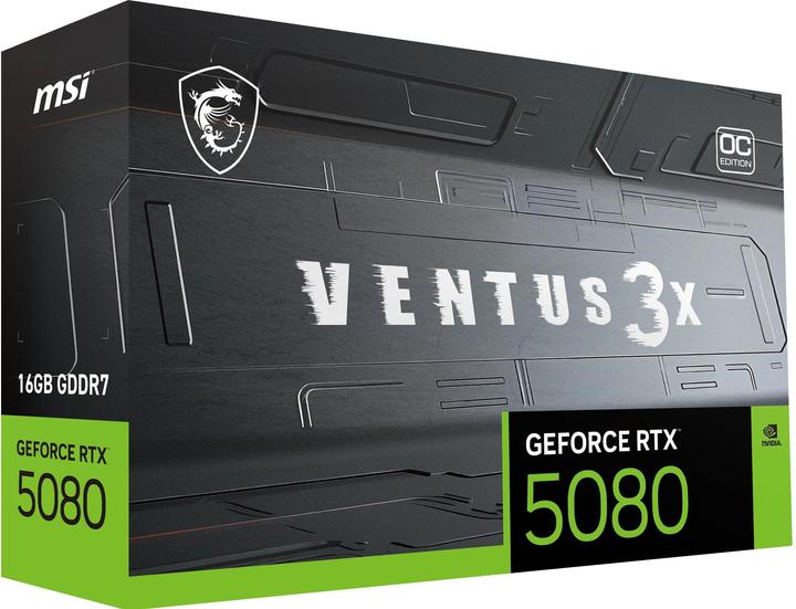 Produktbild MSI GeForce RTX 5080 VENTUS 3X OC (16 GB)