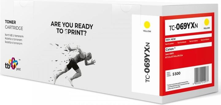 Produktbild Toner do Canon MF752 CRG069H TC-069YXN Żółty 100% nowy