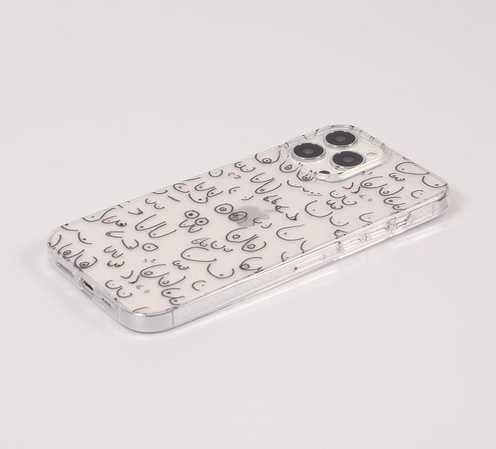 Image du produit PhoneLook Housse Cover silicone flexible funny cartoon seins tattoo (Apple iPhone 13 Pro Max)