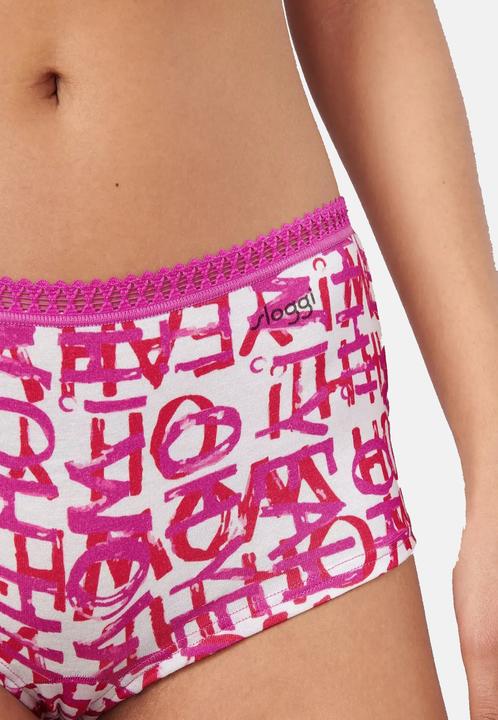 Produktbild Sloggi Unterhose GO CRUSH SHORT Panty 3er Pack (XXL, 3er Pack)