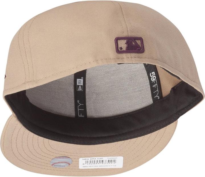 Actual product image New Era 59Fifty Fitted Cap - MLB New York Yankees beige (7 3/4)