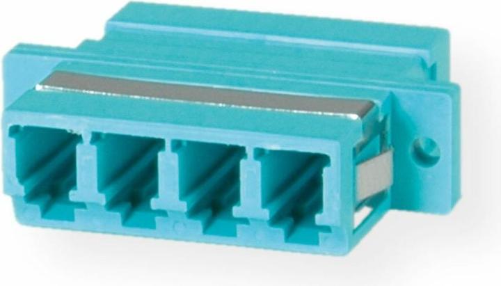 Actual product image Value FO coupling LC quad, OM3 PB (S/UTP, CAT6, 0.08 m)