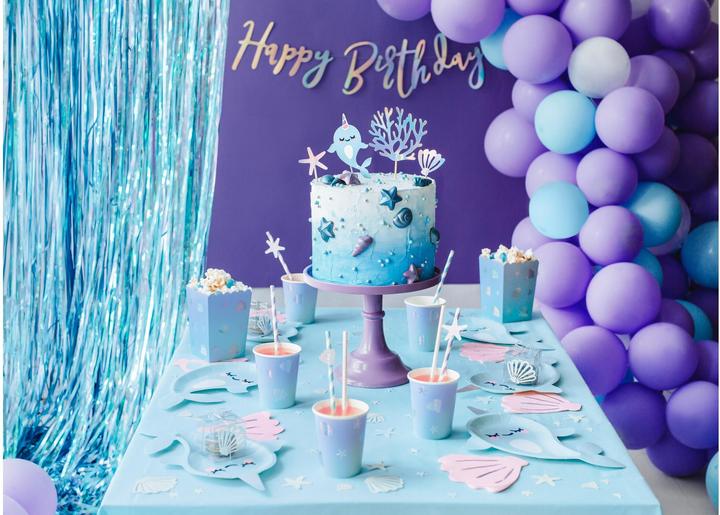 Actual product image Partydeco Narwal Tortendeko