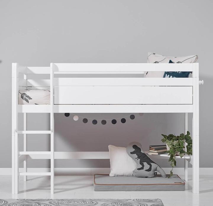 Immagine prodotto Lifetime Kidsrooms Letto a mezza altezza Kombi 1 con base ribaltabile e rialzo di sicurezza