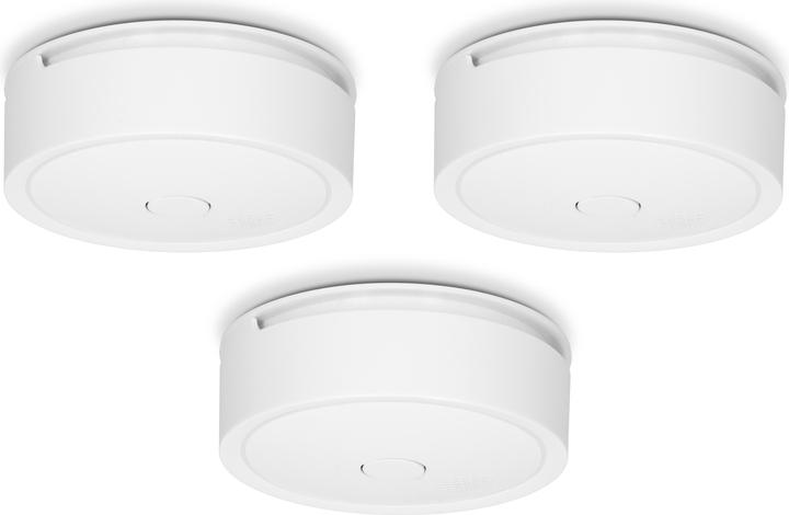 Alecto SA63 - Draadloze koppelbare rookmelder 10 jaar, 3 pack, wit