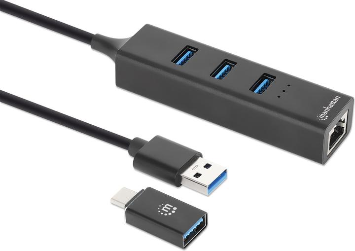 Manhattan Kombo (USB-C, 4 Ports)