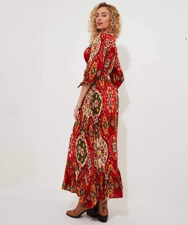 Actual product image Joe Browns Bold Print Wrap Maxi Dress (34)