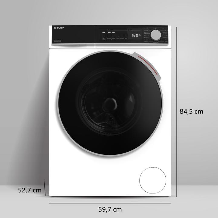 Produktbild Sharp ES-NFB714CWA-DE (7 kg, Links)