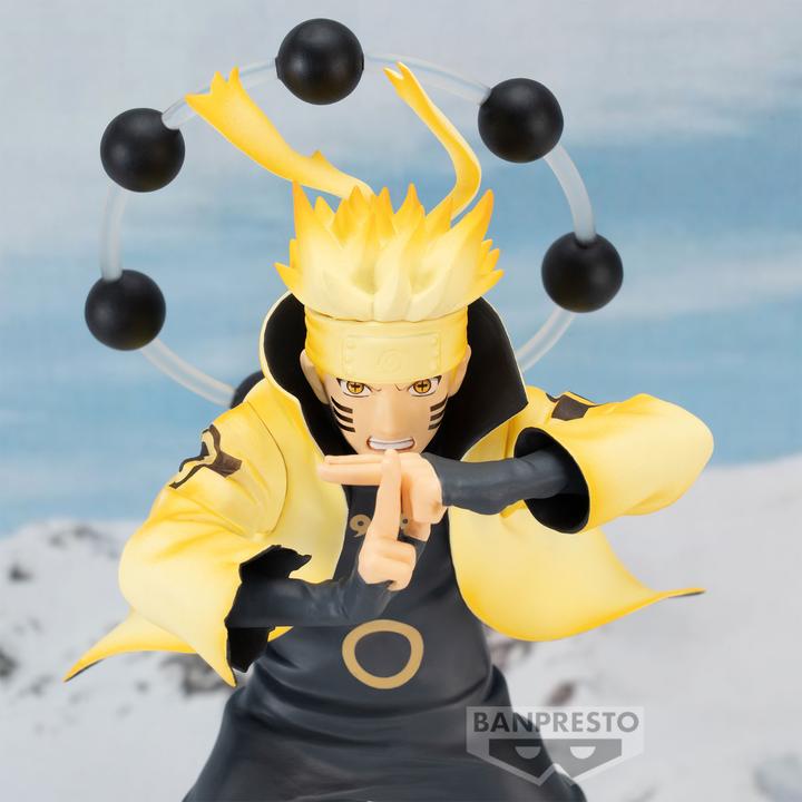 Actual product image Banpresto Naruto Shippuden - Vibration Stars - Naruto Uzumaki V Statue 14cm