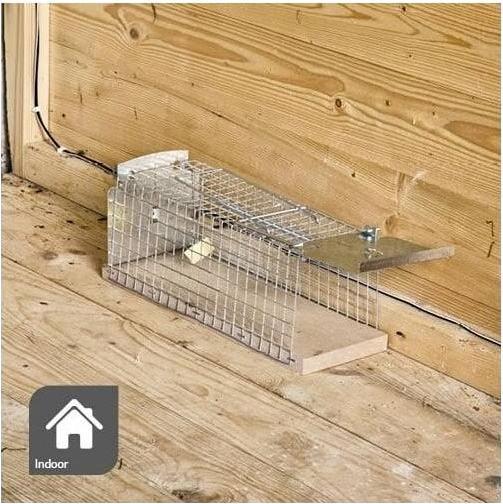 Image du produit Windhager Piège à rats à boîte métallique 29,5x10,5x12,5cm