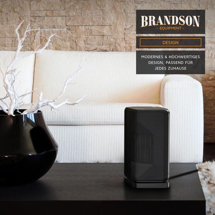 Actual product image Brandson Fan heater 1200 W (1500 W)