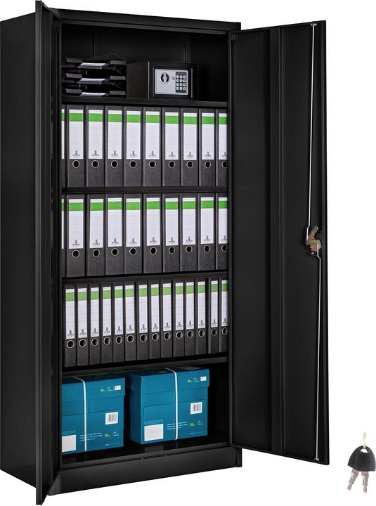 tectake Filing cabinet (80 x 40 x 180 cm)