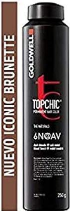 Actual product image Goldwell Topchic Elumenated (6N@AV - dark blond elumenated ash violet)