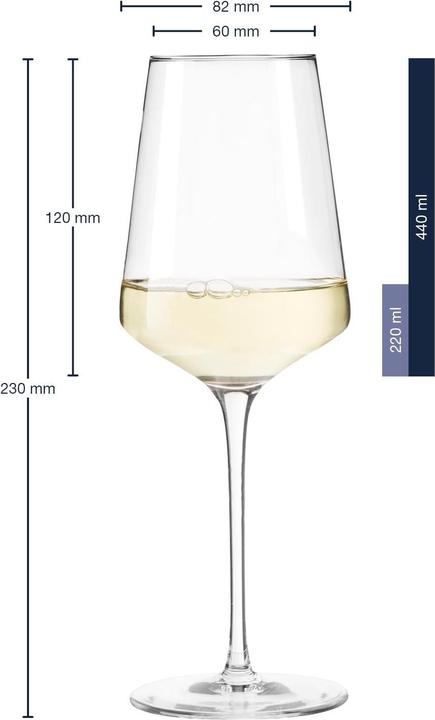 Productafbeelding Leonardo Puccini (40 cl, 6 Bril, Witte wijnglazen)