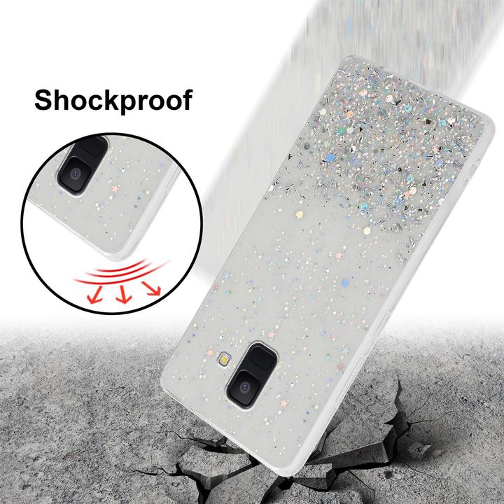 Image du produit Cadorabo Couverture TPU paillettes scintillantes (Samsung Galaxy J6 (2018))
