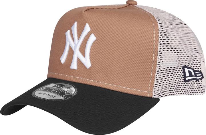 Produktbild New Era 9Forty Snapback Trucker Cap - New York Yankees Khaki