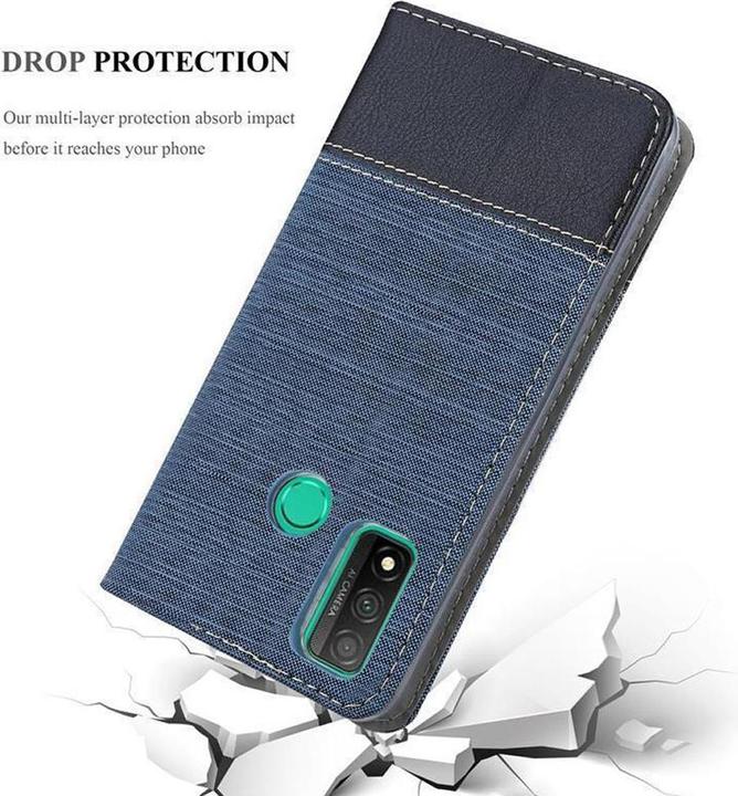 Actual product image Cadorabo Book Jeans Optics Cover (Huawei P Smart (2020))