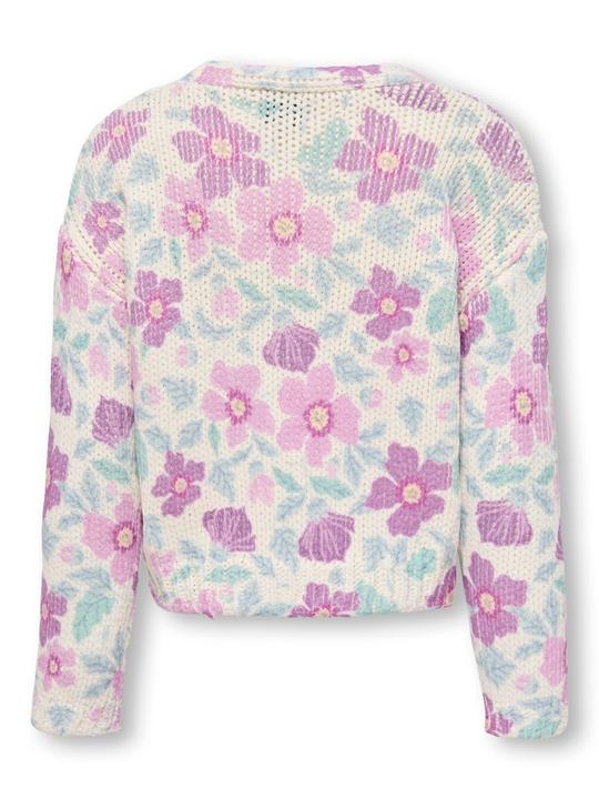 Produktbild Only Locker geschnitten V-Ausschnitt Pullover Strickjacke (122)