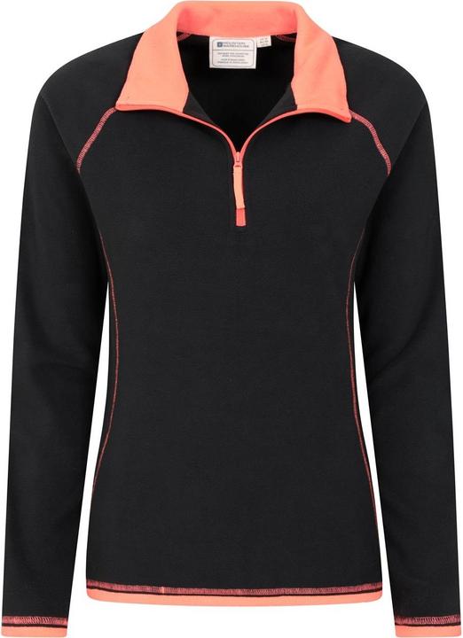 Actual product image Mountain Warehouse Womens/Ladies Montana Half Zip Fleece Top (38 D)