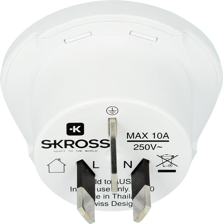 Actual product image Skross World to Australia + China
