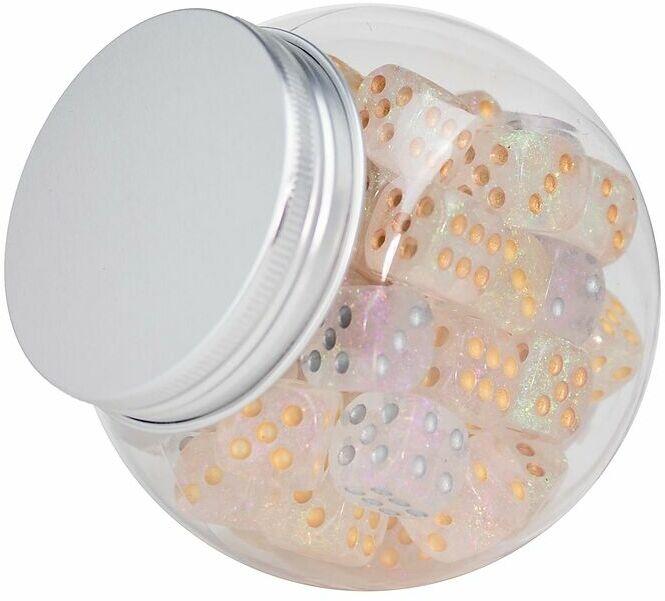 Actual product image Game Company Cube tin 16mm Shimmery / 60 pcs (German, French, Italian, English)