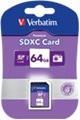 Produktbild Verbatim SDXC Card Class 10 Premium (64 GB, SDXC, U1, UHS-I)