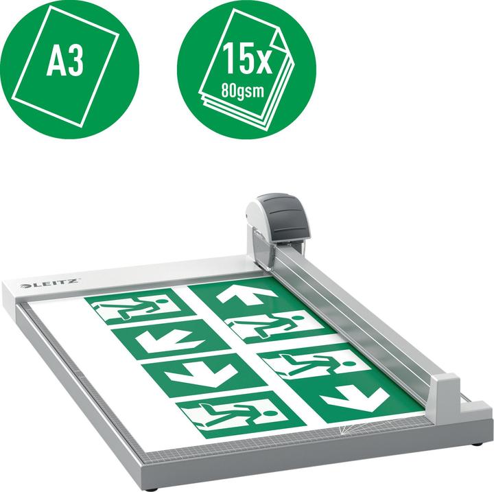 Actual product image Leitz PRECISION OFFICE - Roll cutter (15 Sheets, A3)