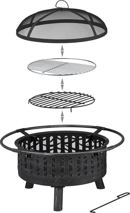 Produktbild Relaxdays Feuerschale (75 cm)