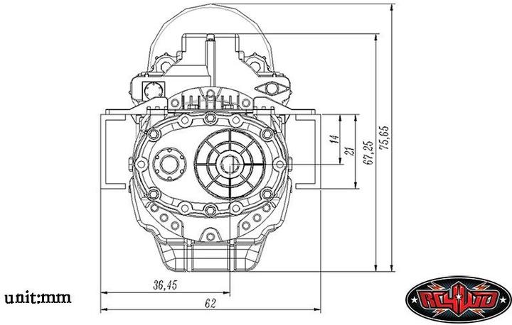 Image du produit Rc4Wd Transmission Scale CVT