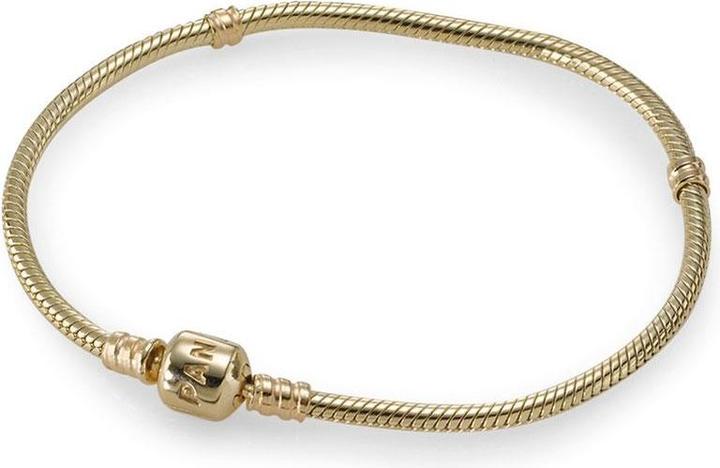 Pandora Armband mit Kugelverschluss (19 cm, Gold)