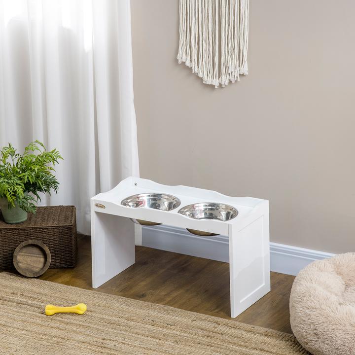 Image du produit PawHut Gamelle pour chien avec design surélevé (2 l)