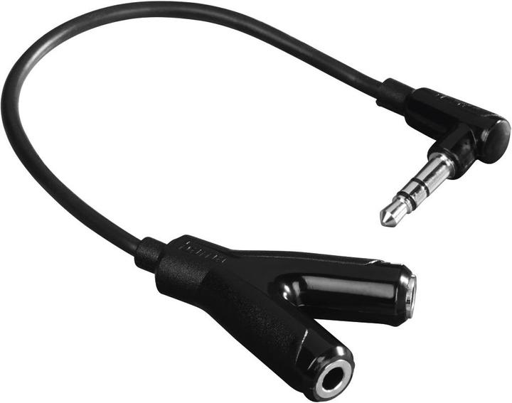 Actual product image Hama 3.5mm jack plug - 2 x 3.5mm jack socket (0.20 m)