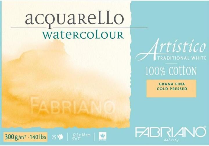 Produktbild Fabriano Aquarellblock Artistico Trad.White 12.5 x 18 cm (12.5 x 18 cm)