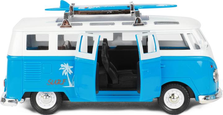 Actual product image Toi-Toys Retro Bus Surf Party Rückzug aus Metall, blau