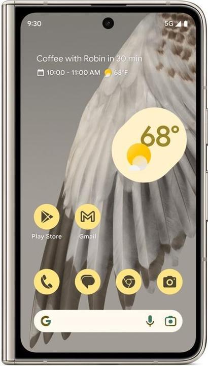 Produktbild Google Pixel Fold (256 GB, Obsidian, 7.60", SIM + eSIM, 48 Mpx, 5G)