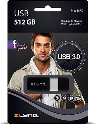 Actual product image Xlyne Highspeed Wave (512 GB, USB 3.0)