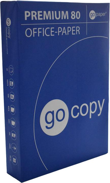 Actual product image Go paper go copy Copy paper Premium 80 DIN A4 80 gsm 500 sheets (80 g/m², 500 x, A4)