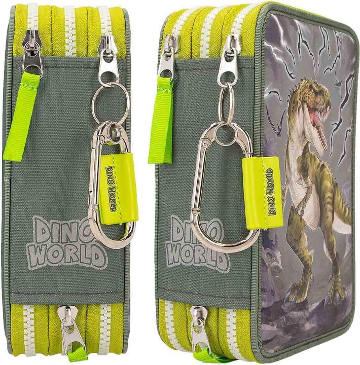 Actual product image Dino World - Triple Pencil Case REFLECTOR ( 0411758 )