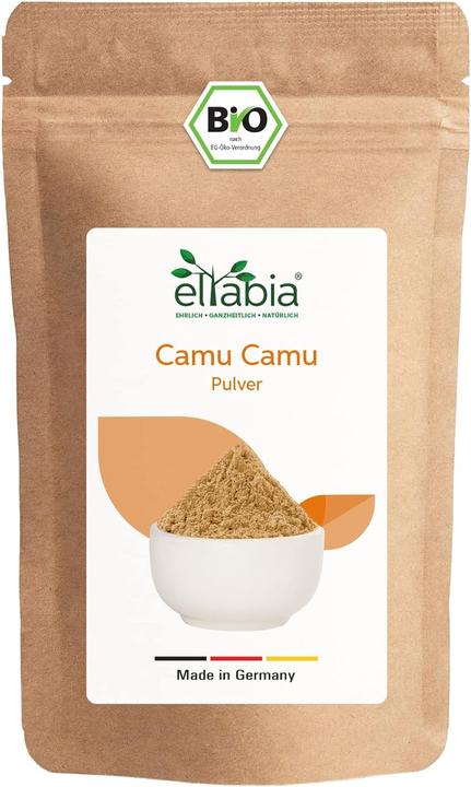 Actual product image Eltabia Organic camu camu powder in high doses with natural vitamin C from Brazil (Powder, 100 g)