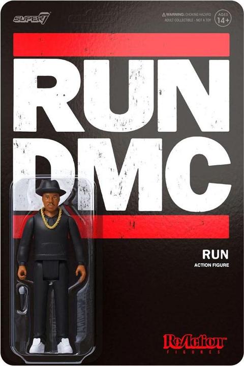 Actual product image Super7 RUN DMC ReAction figurine Joseph "Run" Simmons 10 cm