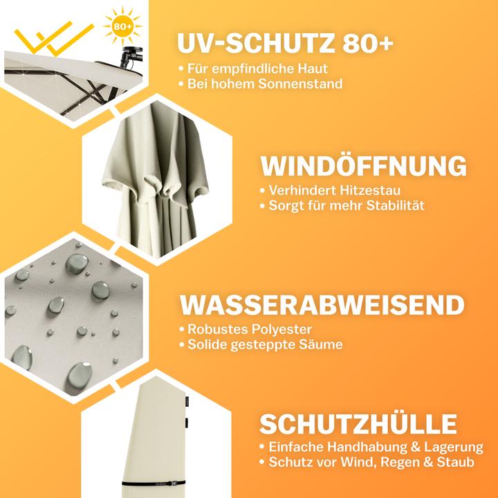 Actual product image Kingsleeve Parasol (3.07 m)