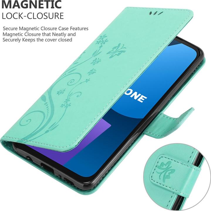 Actual product image Cadorabo Case for Fairphone 5 Flower Book (Fairphone 5)