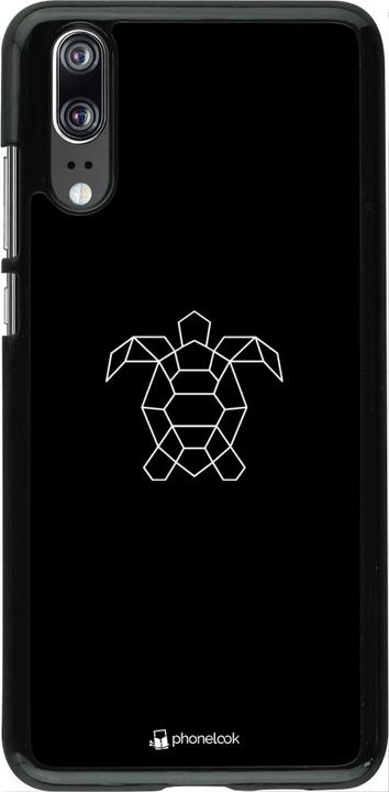 Image du produit PhoneLook Coque Turtles lines on black (Huawei P20)