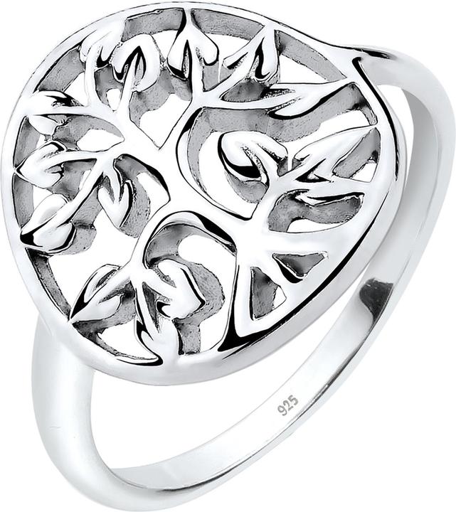 Immagine prodotto Elli Anello Albero della vita floreale in argento 925 (56, 925 Argento)