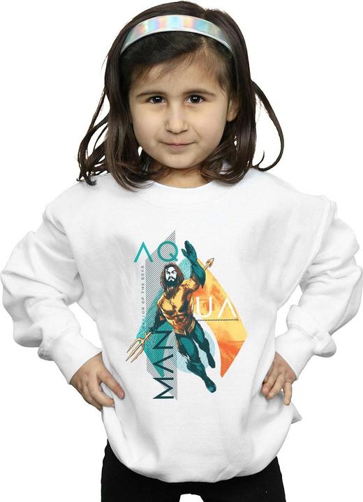 Produktbild Aquaman Tropical Icon Sweatshirt Mädchen (140, 146)