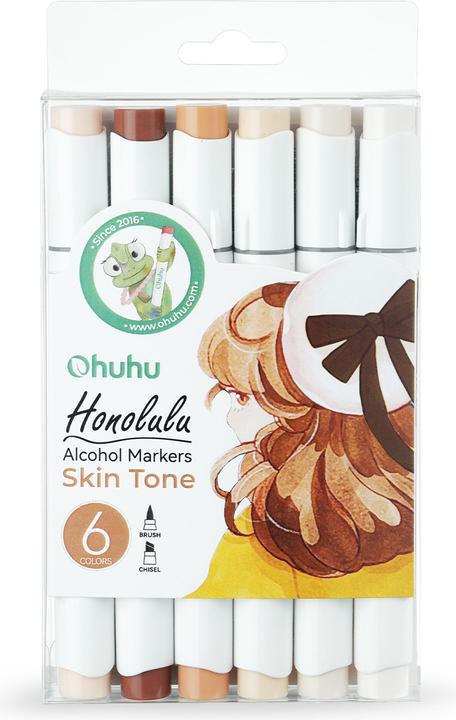 Actual product image Ohuhu Honolulu art marker (Multicoloured, 6 x)